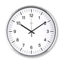 Hama Java, nástenné hodiny, riadené rádiovým signálom, 35 cm, strieborné