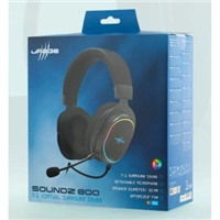 uRage gamingov headset SoundZ 800 7.1, ierny