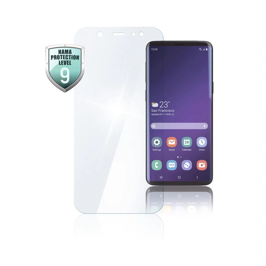 Hama Premium Crystal Glass Genuine Glass Screen Protector for Samsung Galaxy S10e