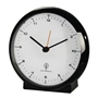 Hama Elegance Pro, budík riadený rádiovým signálom, tichý chod, čierny