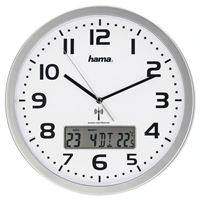 Hama Extra, nstenn hodiny riaden rdiovm signlom, s dtumom a teplotou