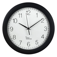 Hama nástenné hodiny riadené rádiovým signálom, priemer 30 cm, ierne