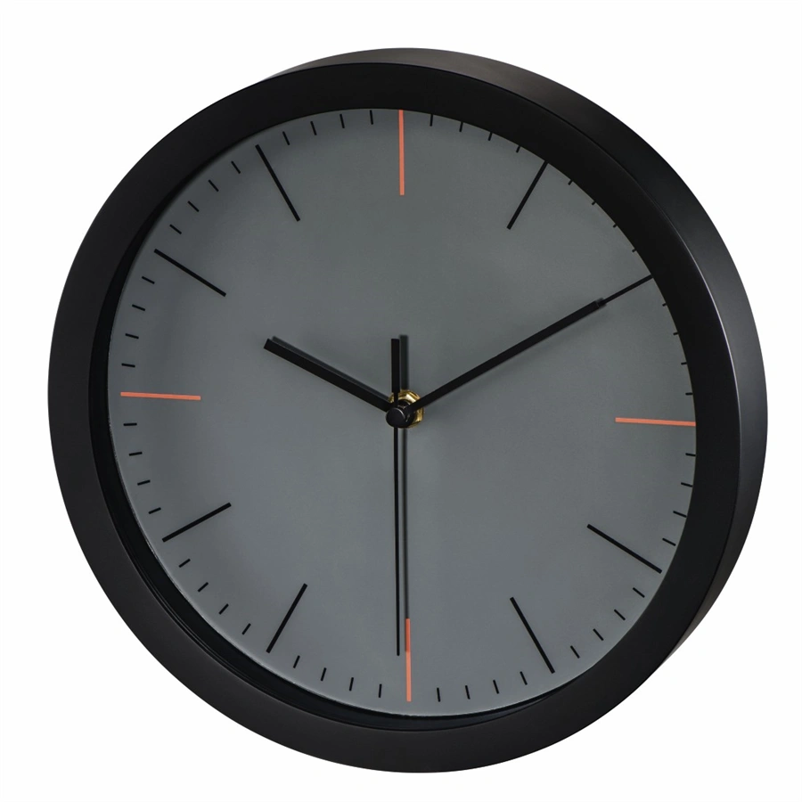 Hama MaxR, nástenné hodiny, priemer 25 cm, tichý chod, šedé
