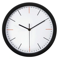 Hama MaxR, nástenné hodiny, priemer 25 cm, tichý chod, biele