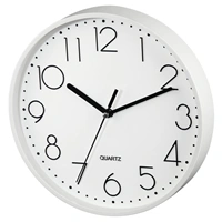 Hama PG-220, nástenné hodiny, priemer 22 cm, tichý chod, biele