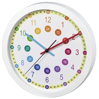 Hama Easy Learning, detské nástenné hodiny, priemer 30 cm, tichý chod