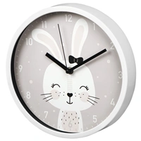 Hama Lovely Bunny, detsk nstenn hodiny, priemer 25 cm, tich chod (rozbalen)