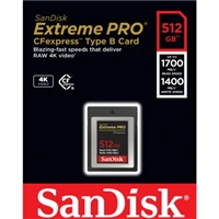 SanDisk Extreme PRO CF expres 512 GB, Type B