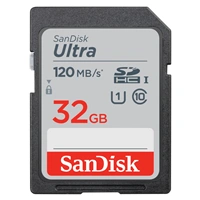 SanDisk Ultra 32 GB SDHC Memory Card 120 MB/s