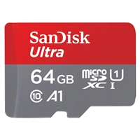 SanDisk Ultra microSDXC 64 GB 120 MB/s  A1 Class 10 UHS-I, s adaptérom