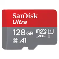 SanDisk Ultra microSDXC 128 GB 120 MB/s  A1 Class 10 UHS-I, s adaptérom