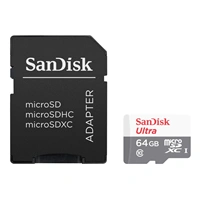 SanDisk Ultra microSDXC 64 GB 100 MB/s Class 10 UHS-I, s adaptérom