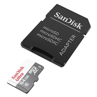 SanDisk Ultra microSDXC 64 GB 100 MB/s Class 10 UHS-I, s adaptérom
