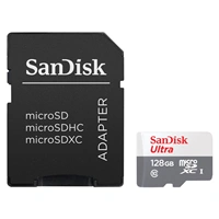 SanDisk Ultra microSDXC 128 GB 100 MB/s Class 10 UHS-I, s adaptérom