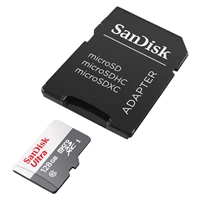 SanDisk Ultra microSDXC 128 GB 100 MB/s Class 10 UHS-I, s adaptérom