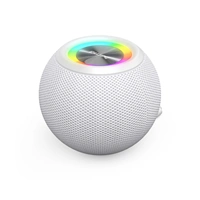 Hama Ball, Bluetooth reproduktor, 5 W, LED podsvietenie, AUX-in, USB-A, microSD slot, biely
