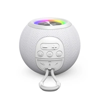 Hama Ball, Bluetooth reproduktor, 5 W, LED podsvietenie, AUX-in, USB-A, microSD slot, biely