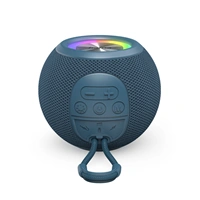 Hama Ball, Bluetooth reproduktor, 5 W, LED podsvietenie, AUX-in, USB-A, microSD slot, modrý