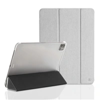 Hama Fold Clear, puzdro pro Apple iPad Pro 12,9" (2020), strieborné