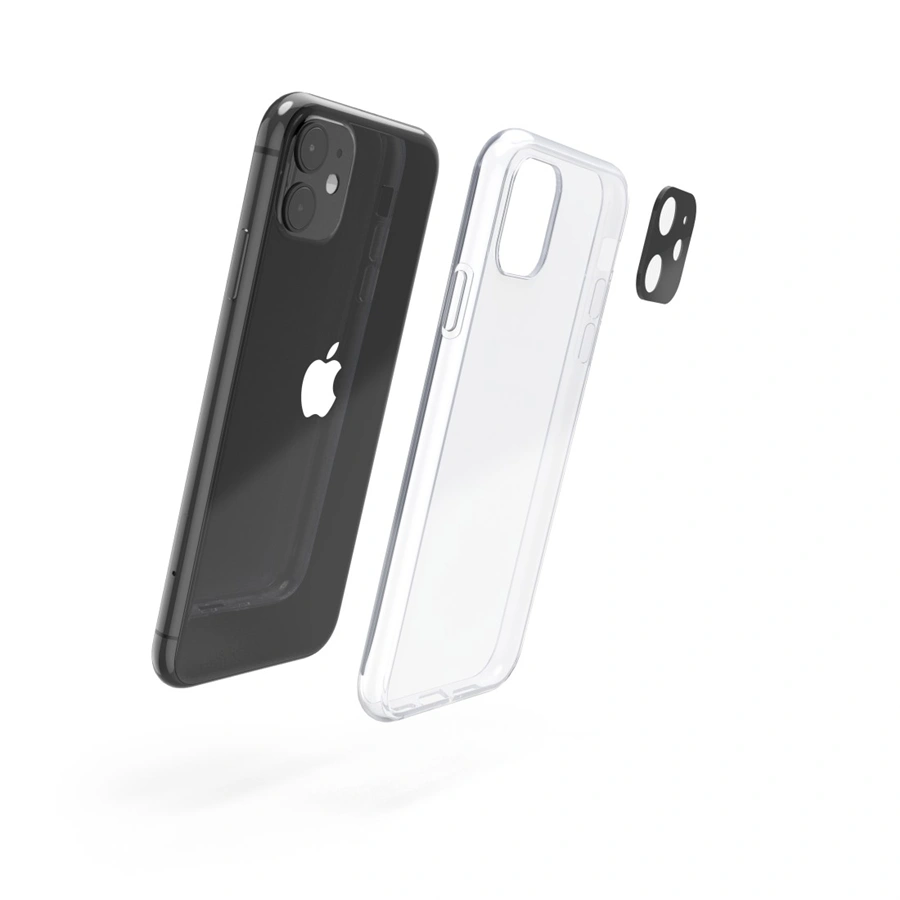 Hama Protection, set krytu a ochranného skla na fotoaparát, pre Apple iPhone 11 (rozbalené)