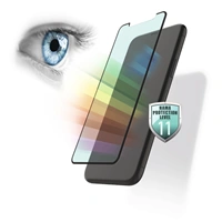 Hama Anti-Bluelight+Antibacterial, 3D ochranné sklo pre Apple iPhone 12/12 Pro