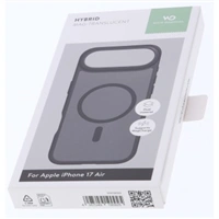 White Diamonds Hybrid Case, kryt pre Apple iPhone Air, magnetický, matný, polopriehľadný čierny