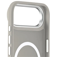 White Diamonds Hybrid Case, kryt pre Apple iPhone Air, magnetický, matný, polopriehľadný pieskový