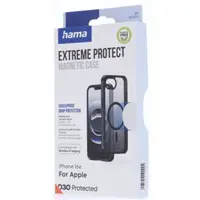 Hama Extreme Protect, kryt pre Apple iPhone 16e, magnetický, D3O®, čierny