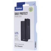 Hama Daily Protect, puzdro-knižka pre Xiaomi Redmi Note 14 4G, funkcia stojanu, čierne