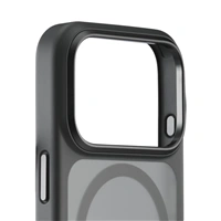 White Diamonds Hybrid Case, kryt pre Apple iPhone 17 Pro, magnetický, matný, polopriehľadný čierny
