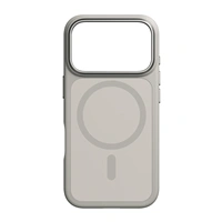 White Diamonds Hybrid Case, kryt pre Apple iPhone 17 Pro, magnetický, matný, polopriehľadný pieskový