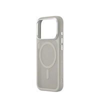 White Diamonds Hybrid Case, kryt pre Apple iPhone 17 Pro, magnetický, matný, polopriehľadný pieskový