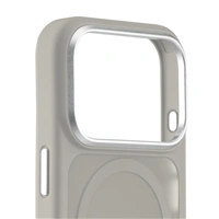 White Diamonds Hybrid Case, kryt pre Apple iPhone 17 Pro, magnetický, matný, polopriehľadný pieskový