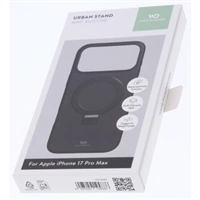 White Diamonds Mag Urban Stand Case, kryt pre Apple iPhone 17 Pro Max, MagSafe kompatibilný, čierny