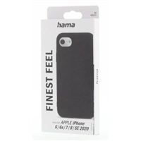 Hama Finest Feel, kryt pre Apple iPhone 6/6s/7/8/SE 2020/SE 2022, čierny