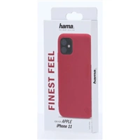 Hama Finest Feel, kryt pre Apple iPhone 11, červený