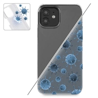 Hama Antibacterial, kryt pre Apple iPhone 12/12 Pro, antibakteriálny povrch, priehľadný