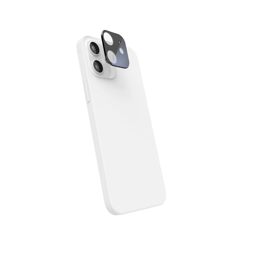 Hama ochranné sklo na fotoaparát pre Apple iPhone 12, čierne