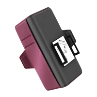 Hama Smart Move Metallic, puzdro na mobil, veľ. XXL, pre zariadenia do 7,8x15 cm, rubínová červená