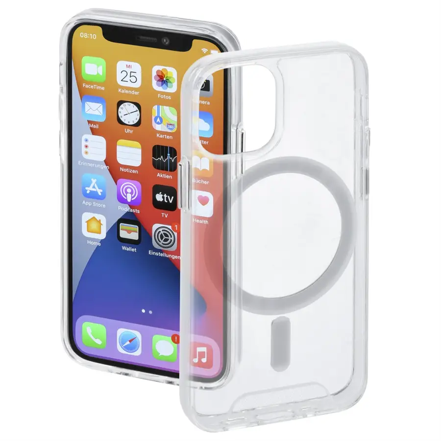 Hama MagCase Safety, kryt pre Apple iPhone 12 mini, priehľadný