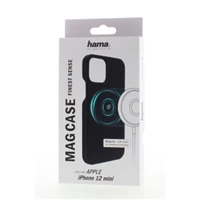 Hama MagCase Finest Sense, kryt pre Apple iPhone 12 mini, čierny