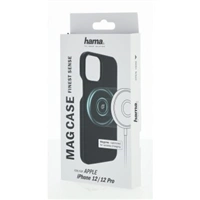 Hama MagCase Finest Sense, kryt pre Apple iPhone 12/12 Pro, ierny