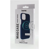 Hama MagCase Finest Sense, kryt pre Apple iPhone 12 mini, modrý