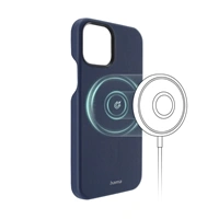 Hama MagCase Finest Sense, kryt pre Apple iPhone 12/12 Pro, modr
