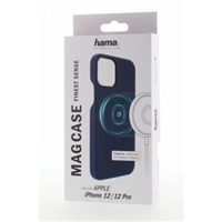 Hama MagCase Finest Sense, kryt pre Apple iPhone 12/12 Pro, modrý