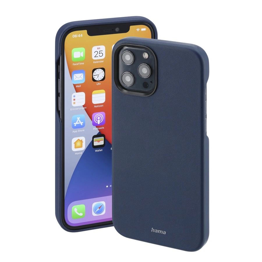 Hama MagCase Finest Sense, kryt pre Apple iPhone 12 Pro Max, modrý