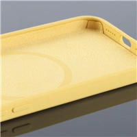 Hama MagCase Finest Feel PRO, kryt pre Apple iPhone 12 Pro Max, žltý
