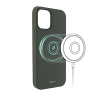 Hama MagCase Finest Feel PRO, kryt pre Apple iPhone 12 mini, zelený