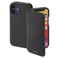 Hama MagCase Finest Sense, otváracie puzdro pre Apple iPhone 12 mini, ierne