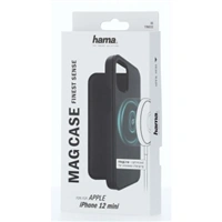Hama MagCase Finest Sense, otváracie puzdro pre Apple iPhone 12 mini, čierne
